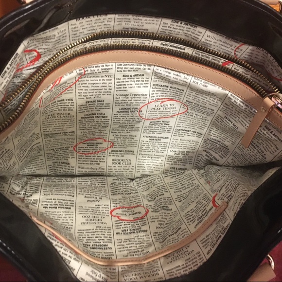 RARE Kate Spade Patent Leather Tote - copy - Picture 8 of 14